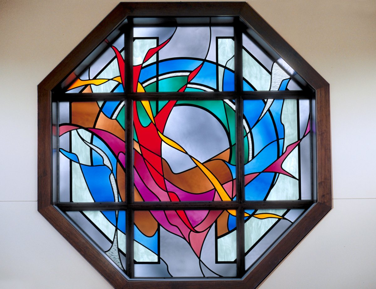 Спечной витраж