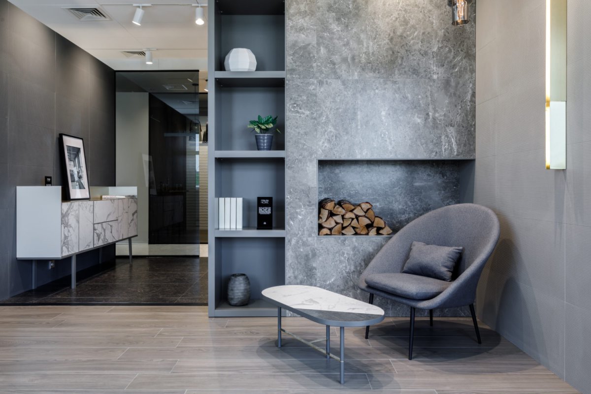 Керамогранит шоурум Италон