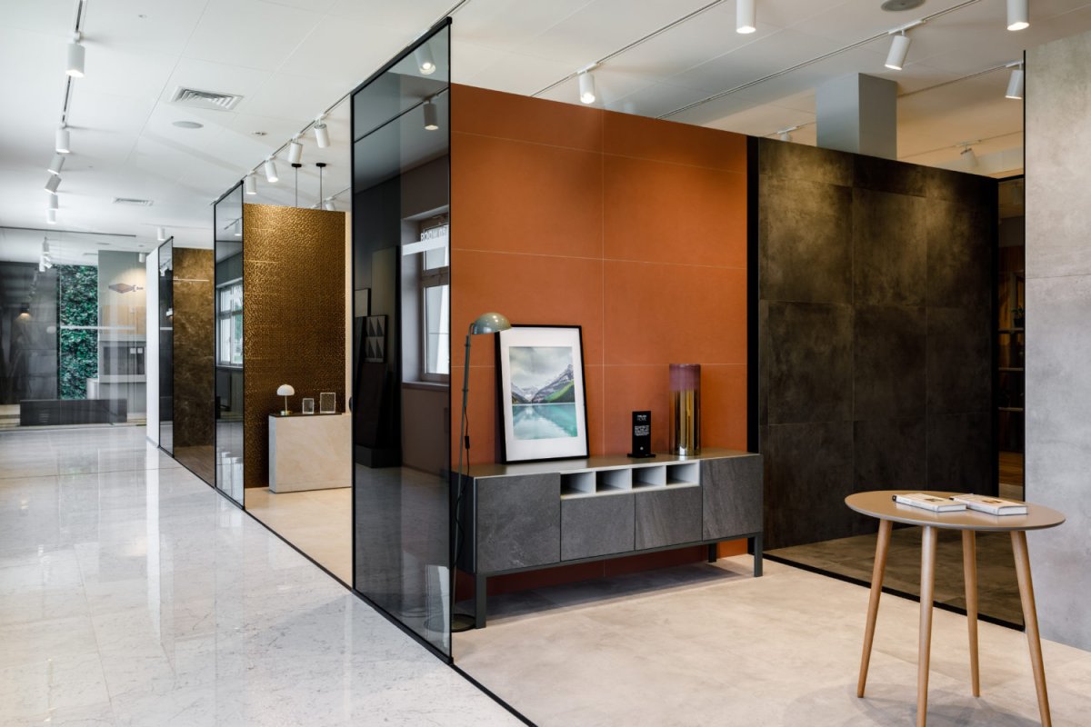 Керамогранит шоурум Италон