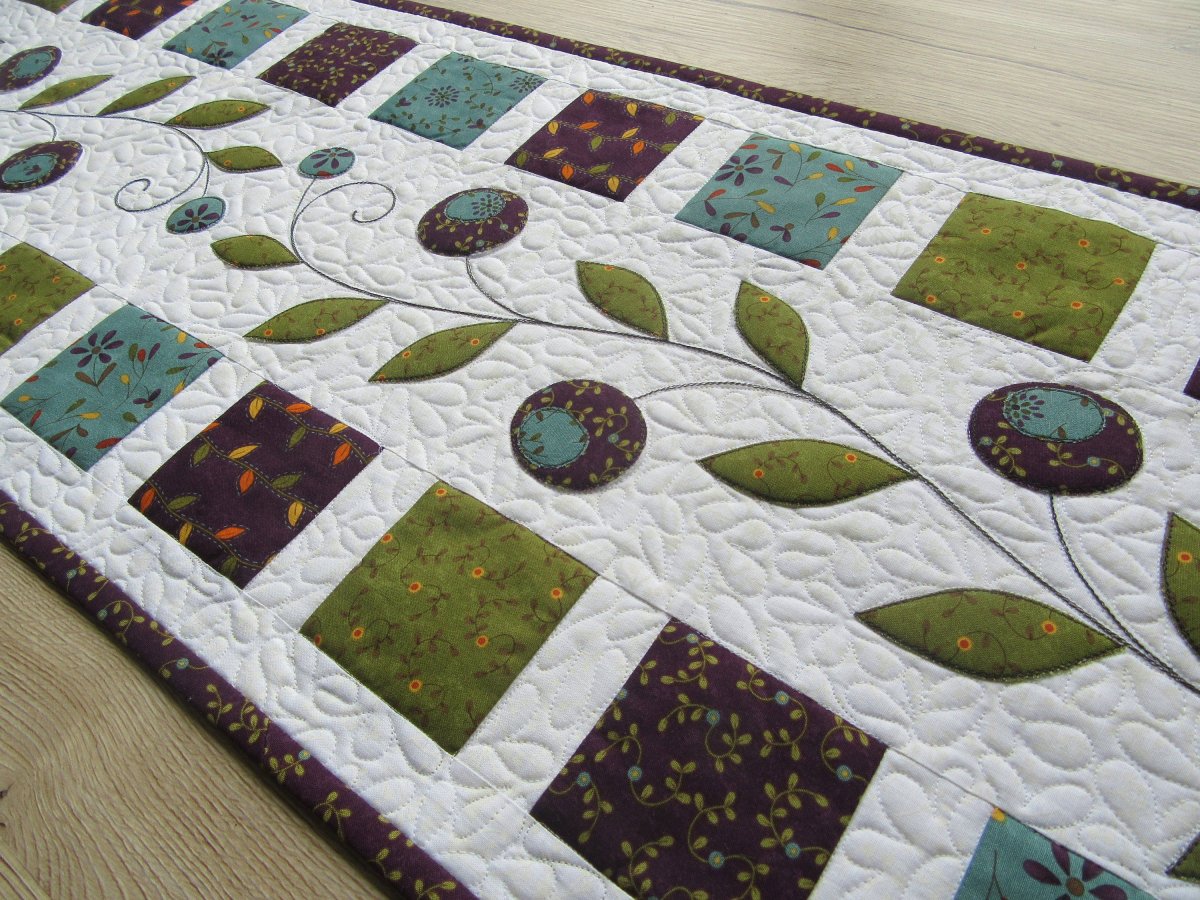 Дорожка стеганая хлопок пэчворк купить