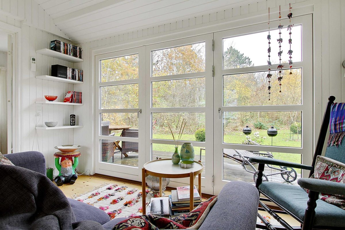 Скандинавский стиль дом окна