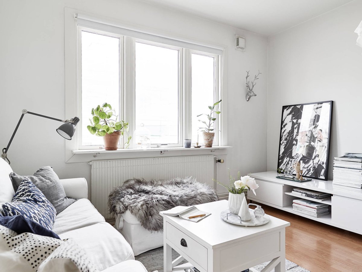 Окна в скандинавском стиле в интерьере