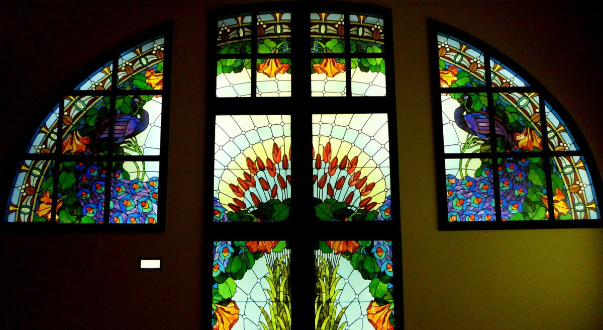 Дворец Грешам витражи