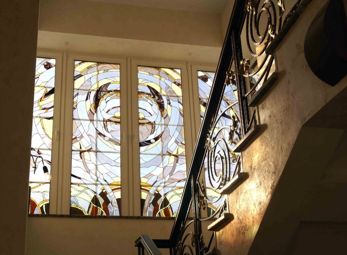 Витражные окна классика