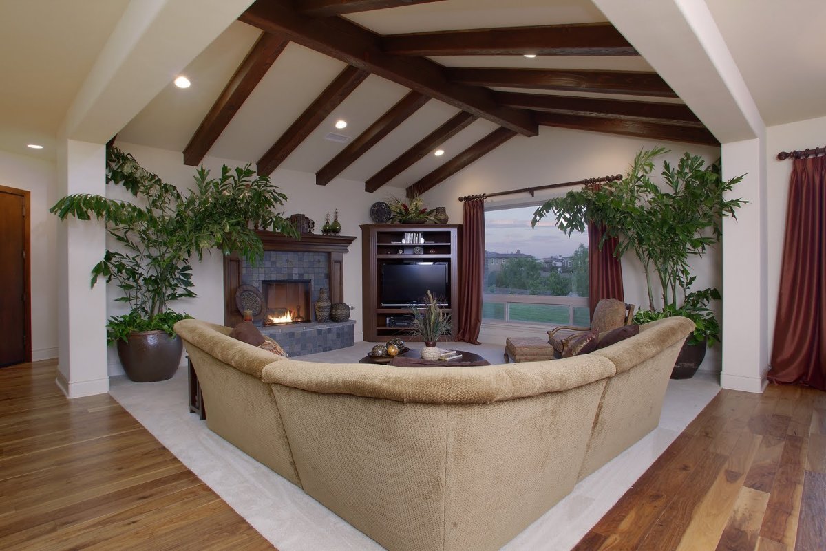 Полиуретановые балки в интерьере