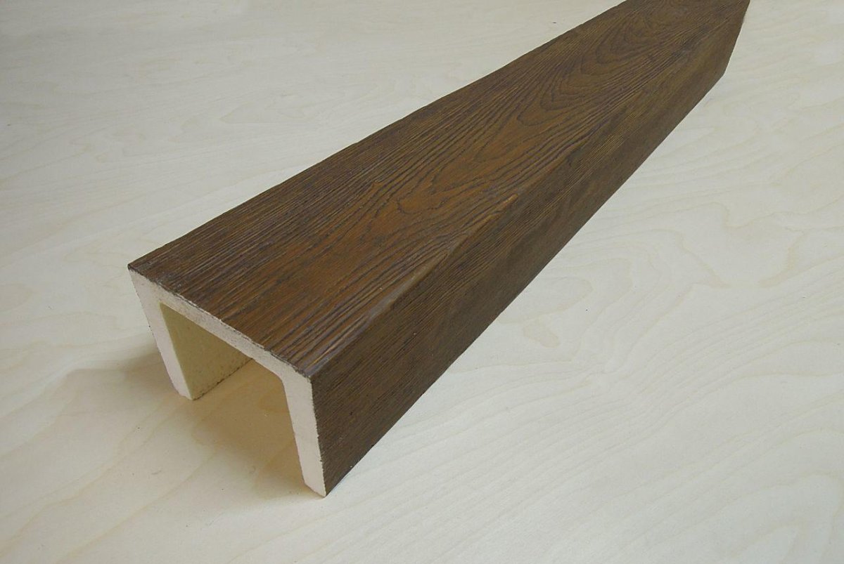 Декоративная балка 150x120 классика дуб светлый