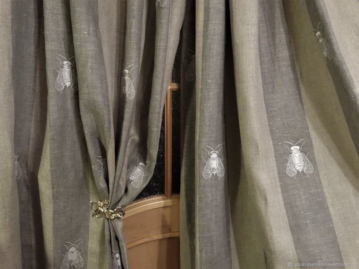 Портьеры из льна