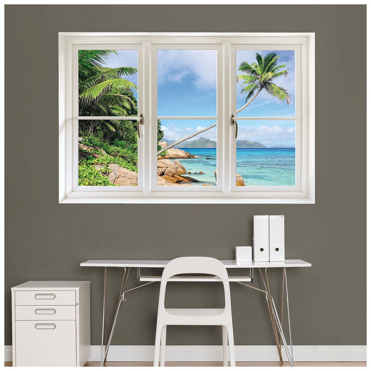 Имитация окна в офисе