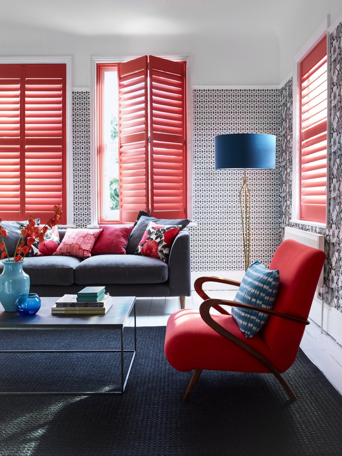 Яркие цвета в интерьере