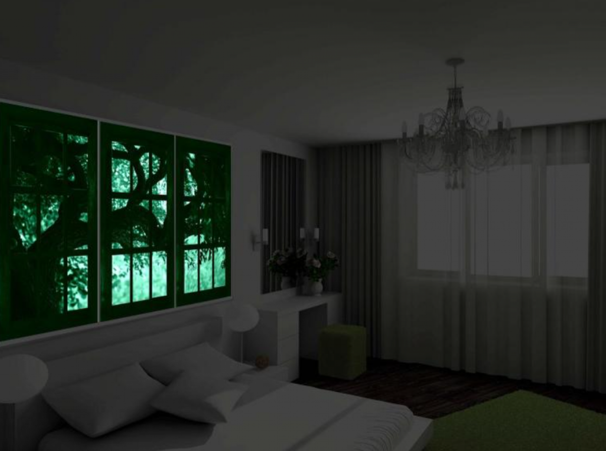 Световое панно на окно