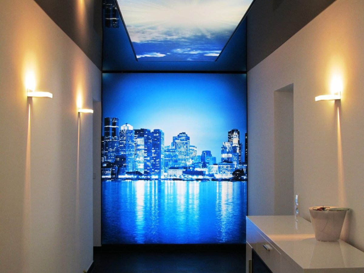 Натяжные стены с фотопечатью