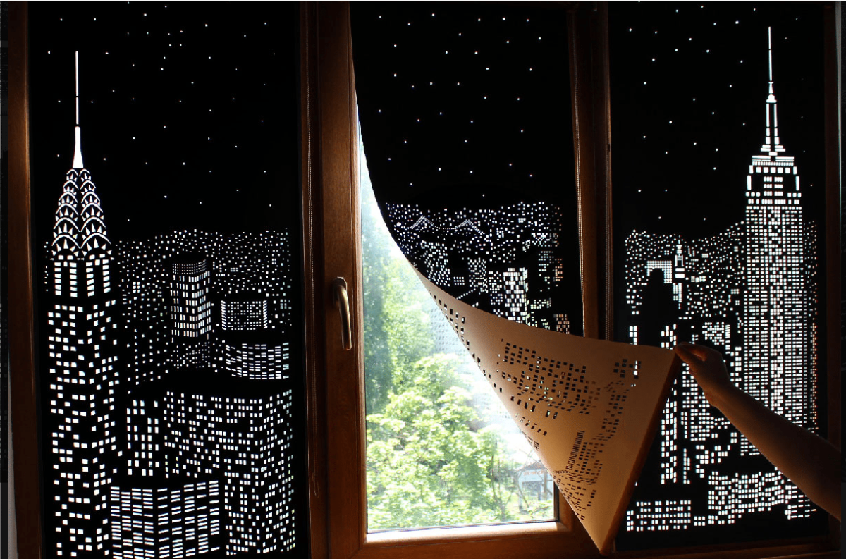 Рулонные жалюзи с перфорацией