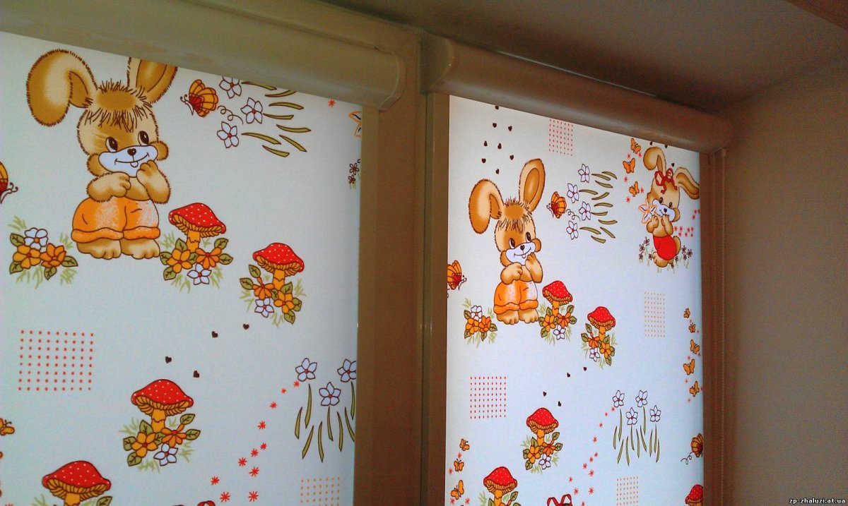 Рулонные шторы в детский сад