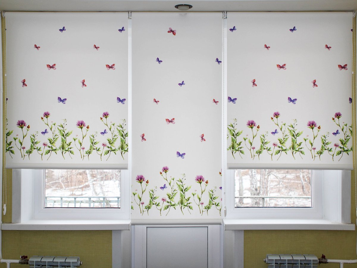 Рулонные жалюзи на пластиковые