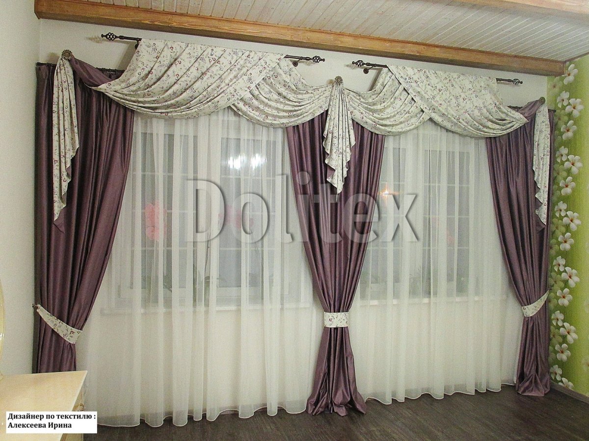Красивый пошив штор