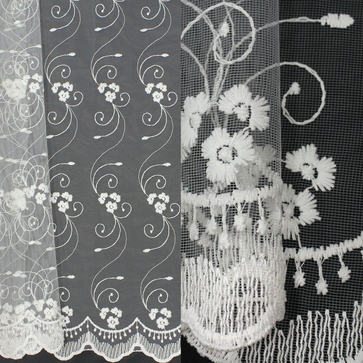 Тюль занавеска Mesh embroiddery Curtain 140*260 модель gzg134-3 Royal Union