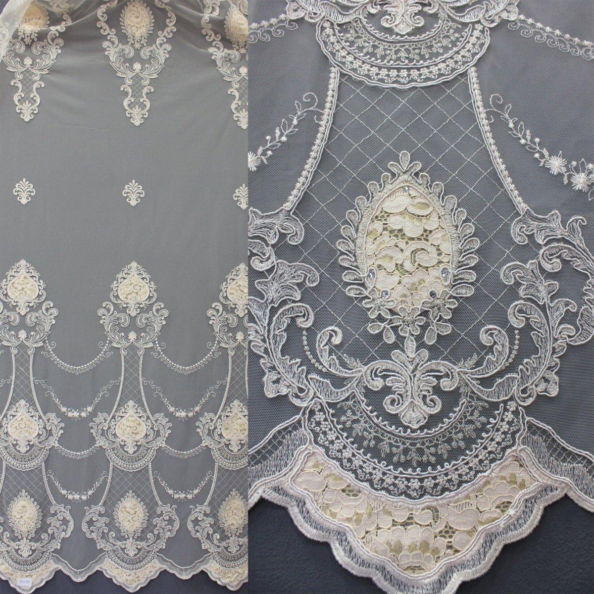 Тюль Волшебная ночь Версаль Harmonic 705480 на ленте 270 см