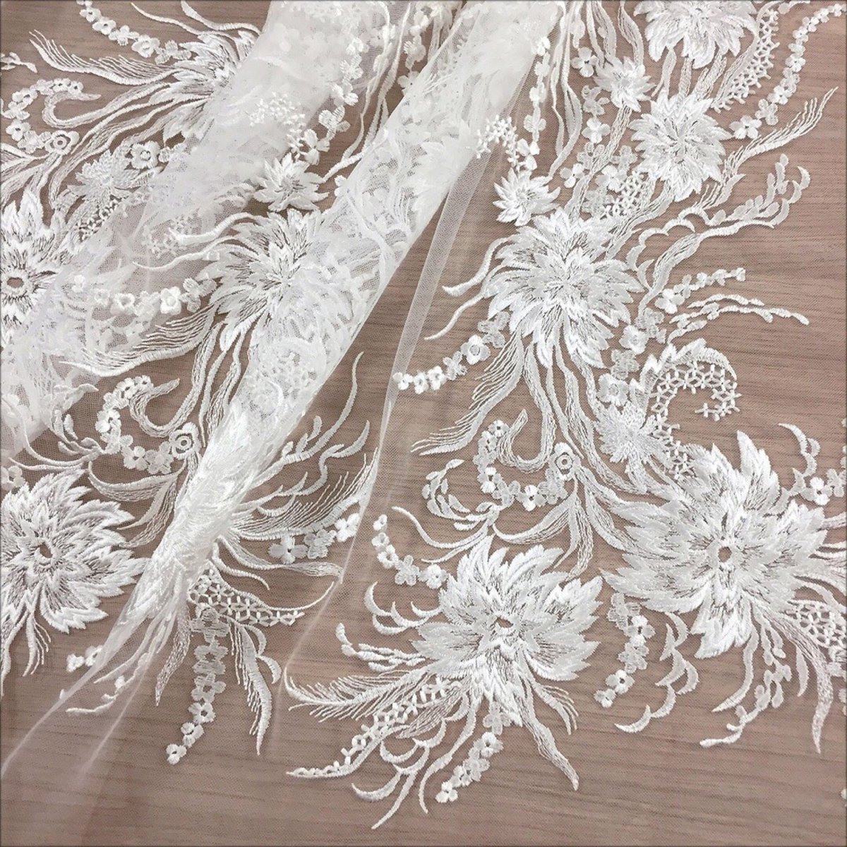 Тюль вышивка