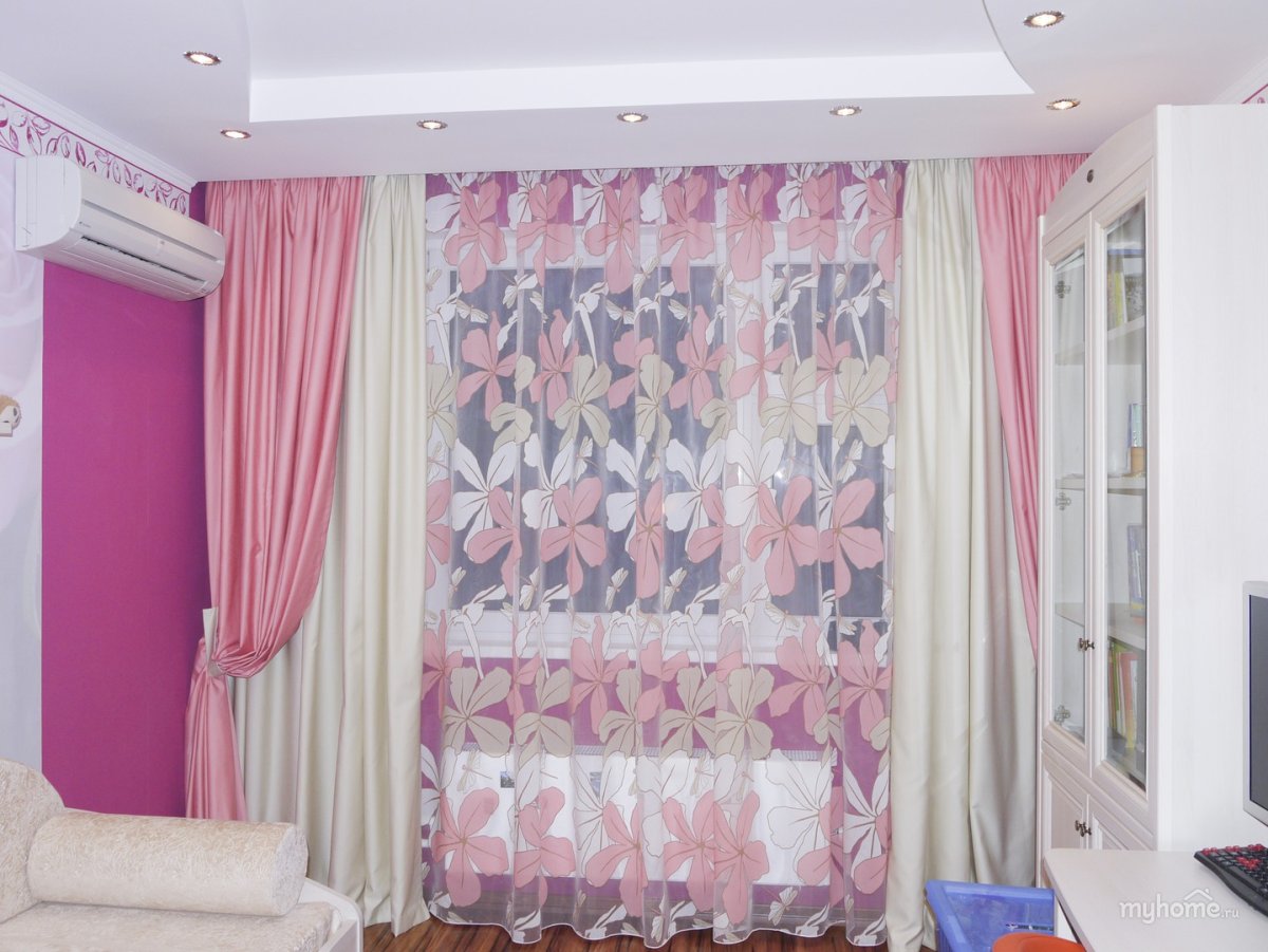 Шторы для комнаты молодой девушки