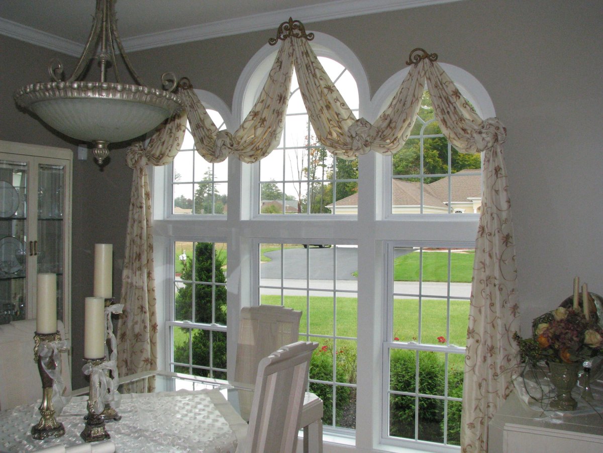 Украшение арочных окон