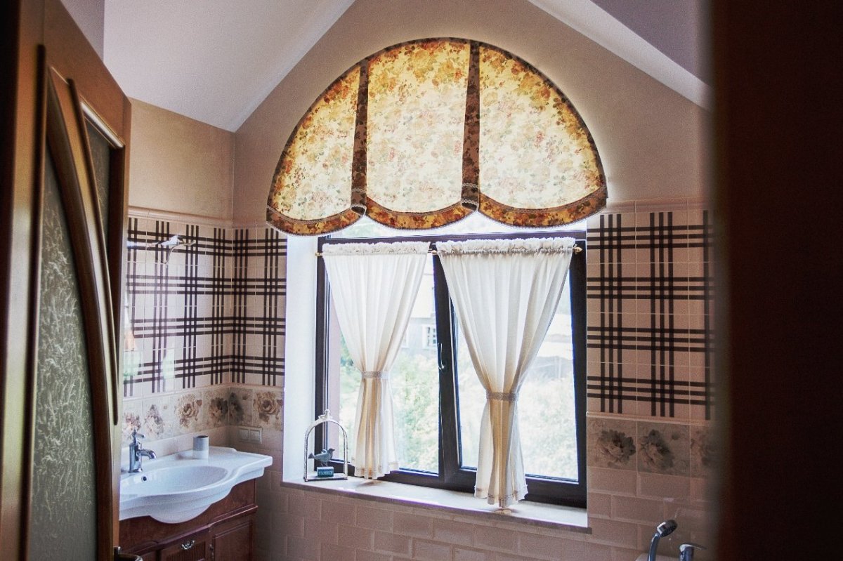 Шторы на арочные окна