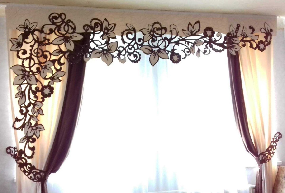 Шторы узорные