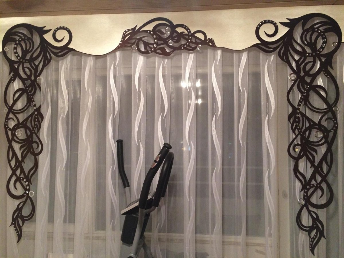 Шторы ламбрекен лапша