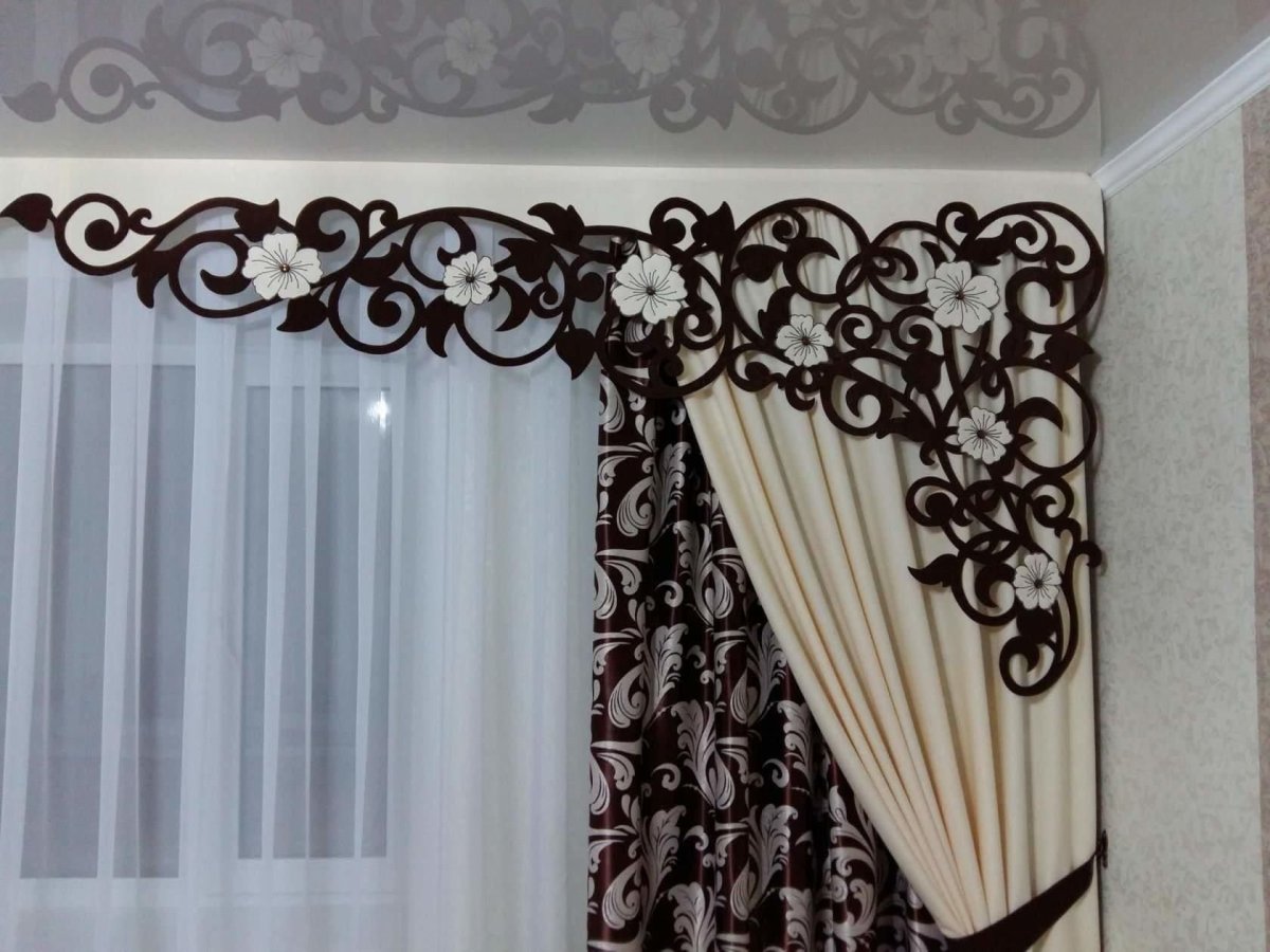 Ажурный ламбрекен