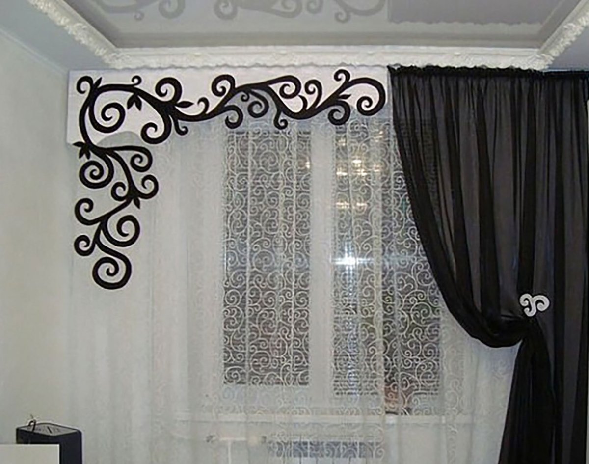 Ажурный ламбрекен