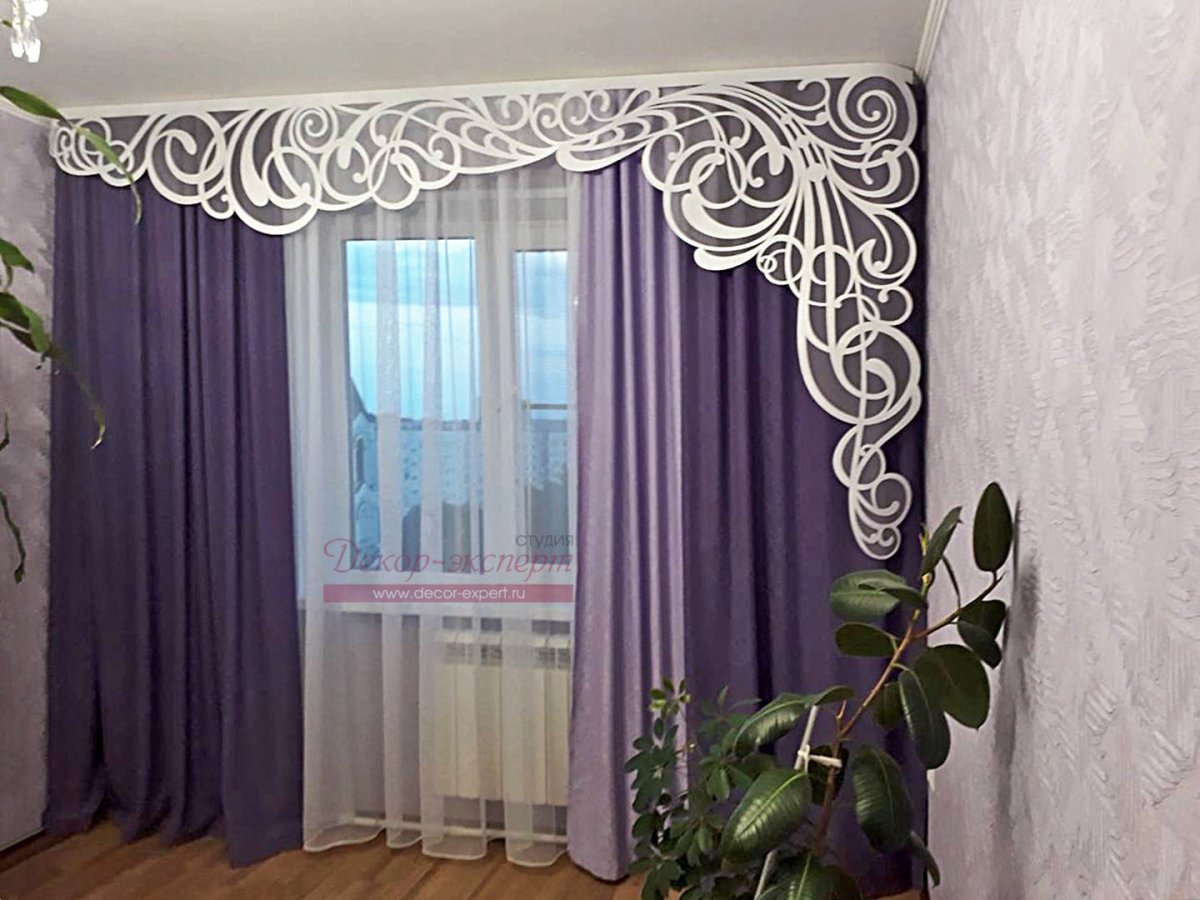 Студия декор эксперт ажурные ламбрекены