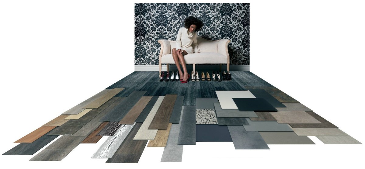 Модульное виниловое покрытие для пола