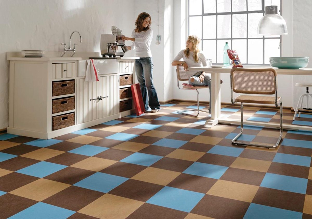 Линолеум Мармолеум serene Gray