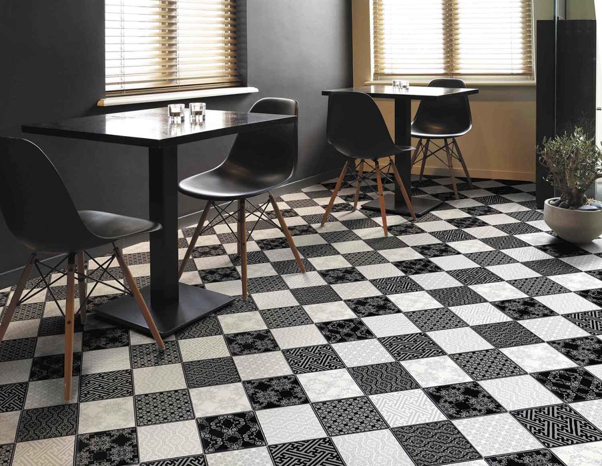 Линолеум Juteks strong Plus Chess