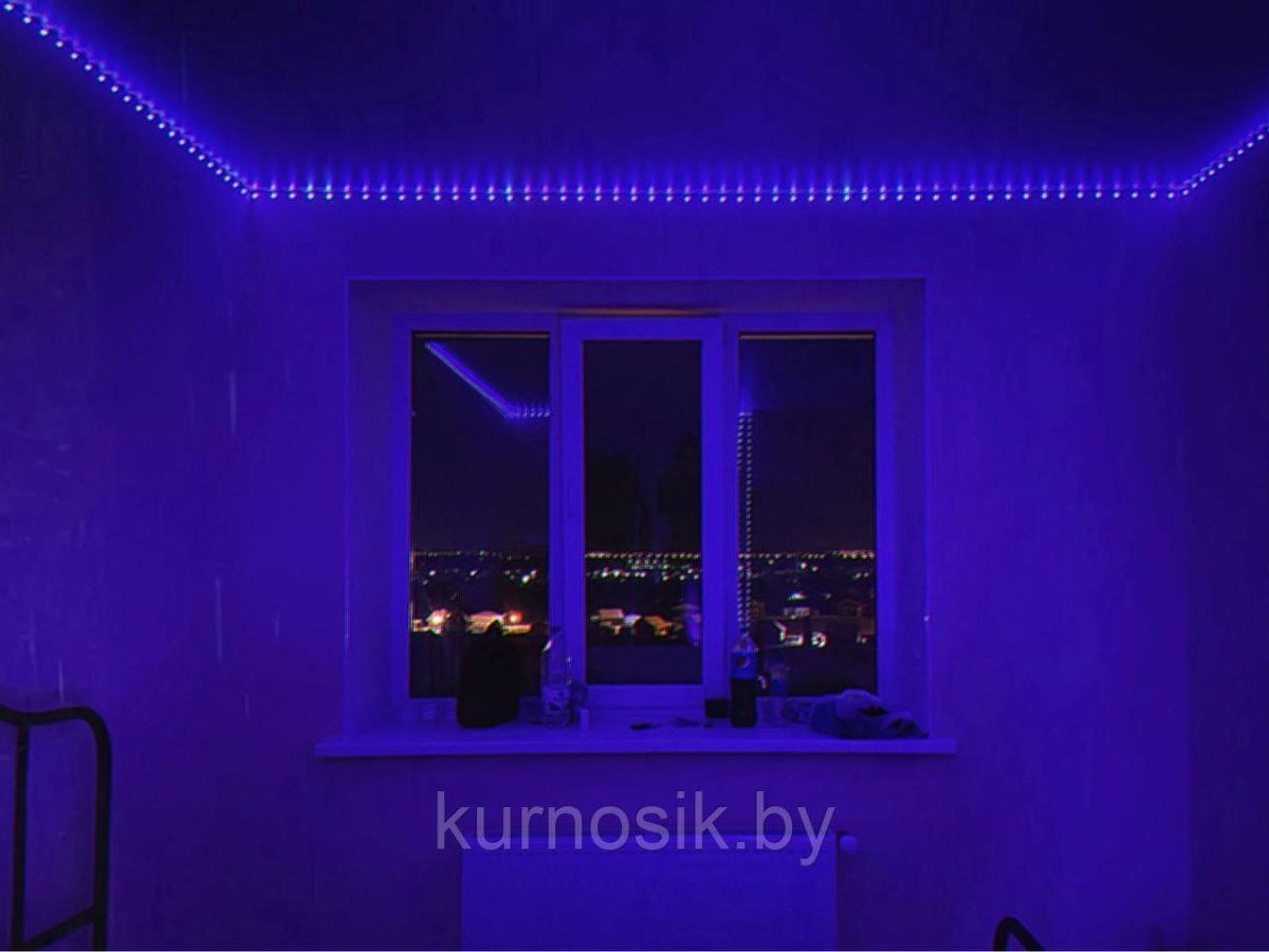 Светодиодная лента РГБ В комнате
