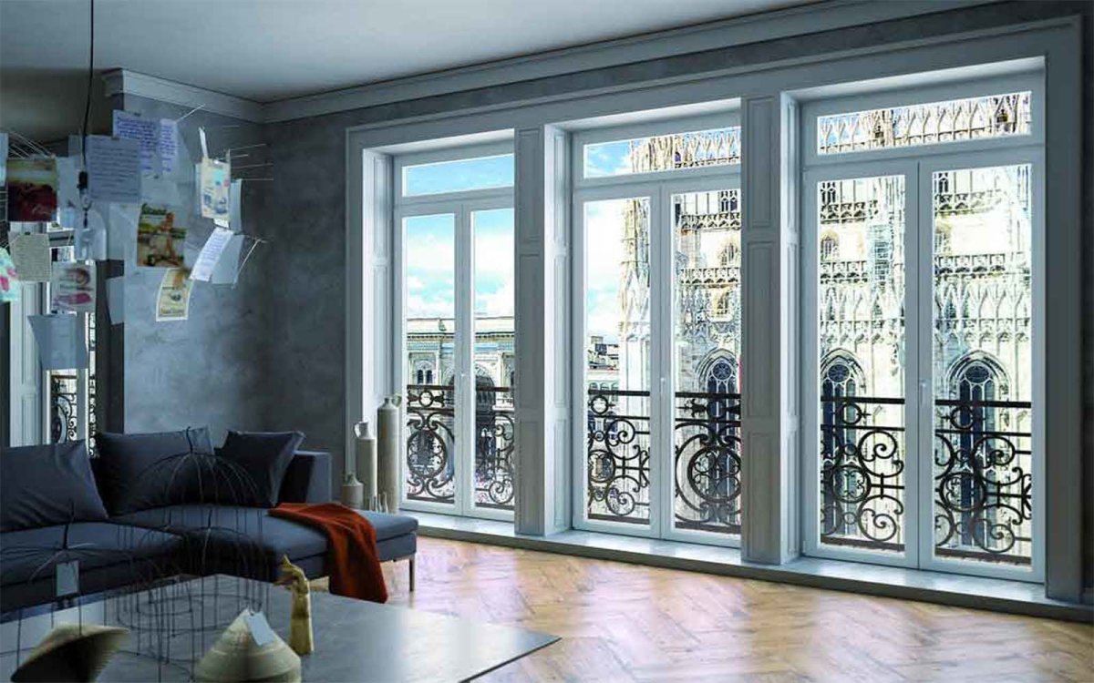 Окна в итальянском интерьере