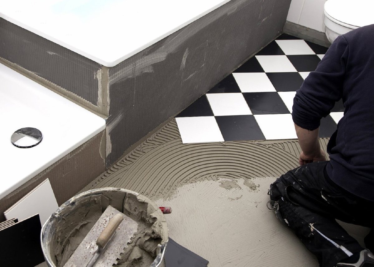 Укладка плитки