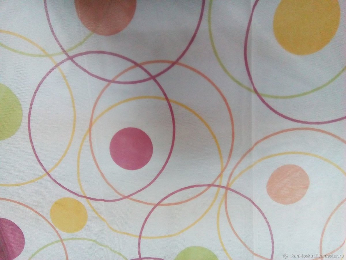 Шторы с кругами