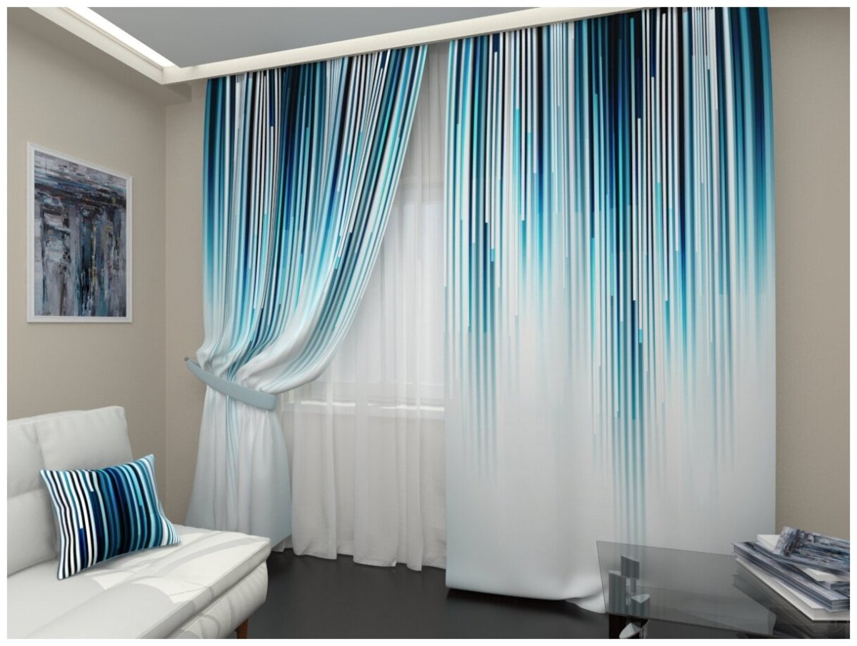 Шторы омбре