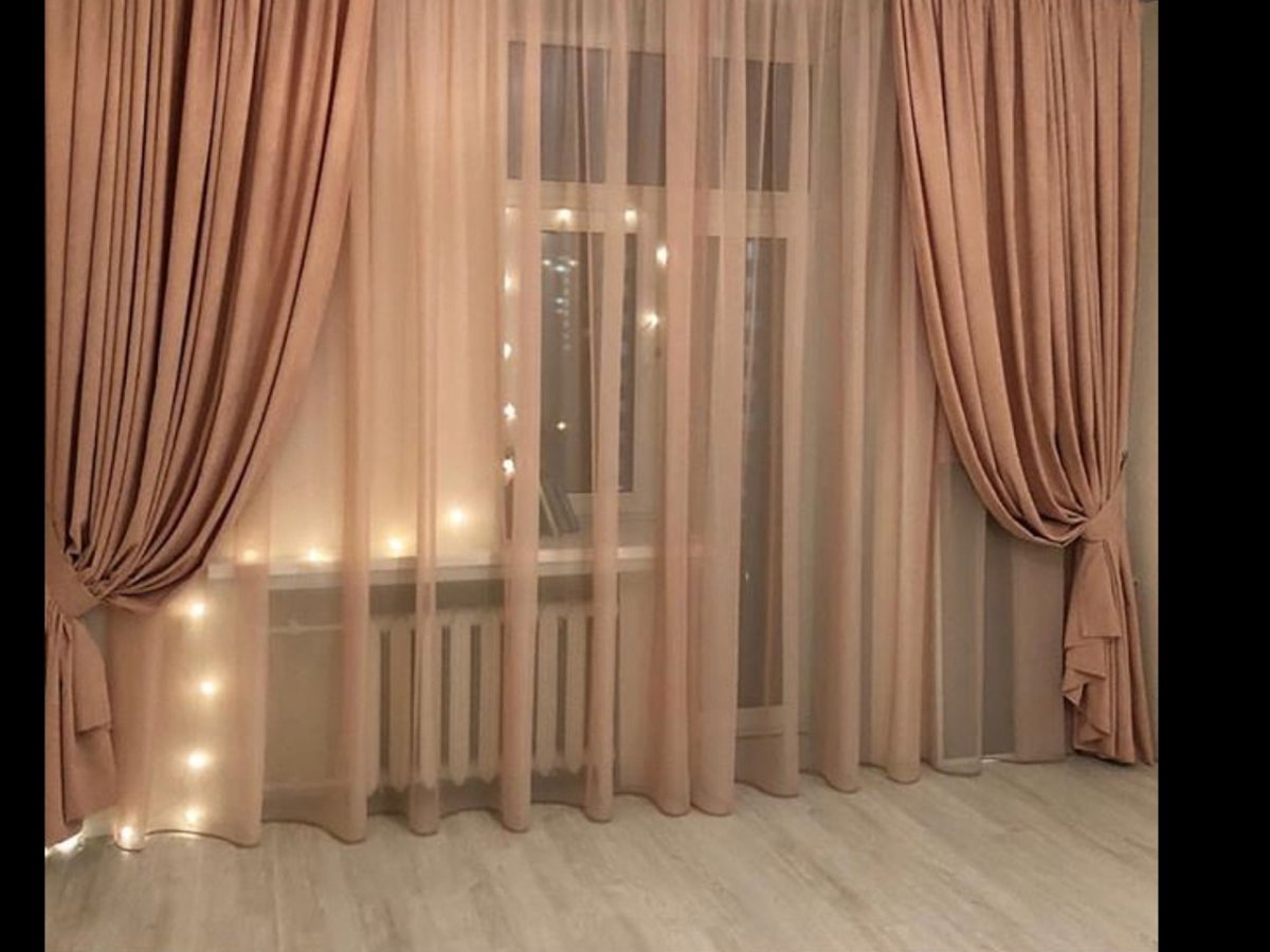 Тюль в гостиную в современном