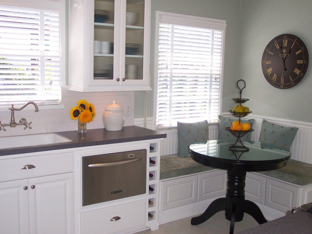 Интерьер маленькой кухни