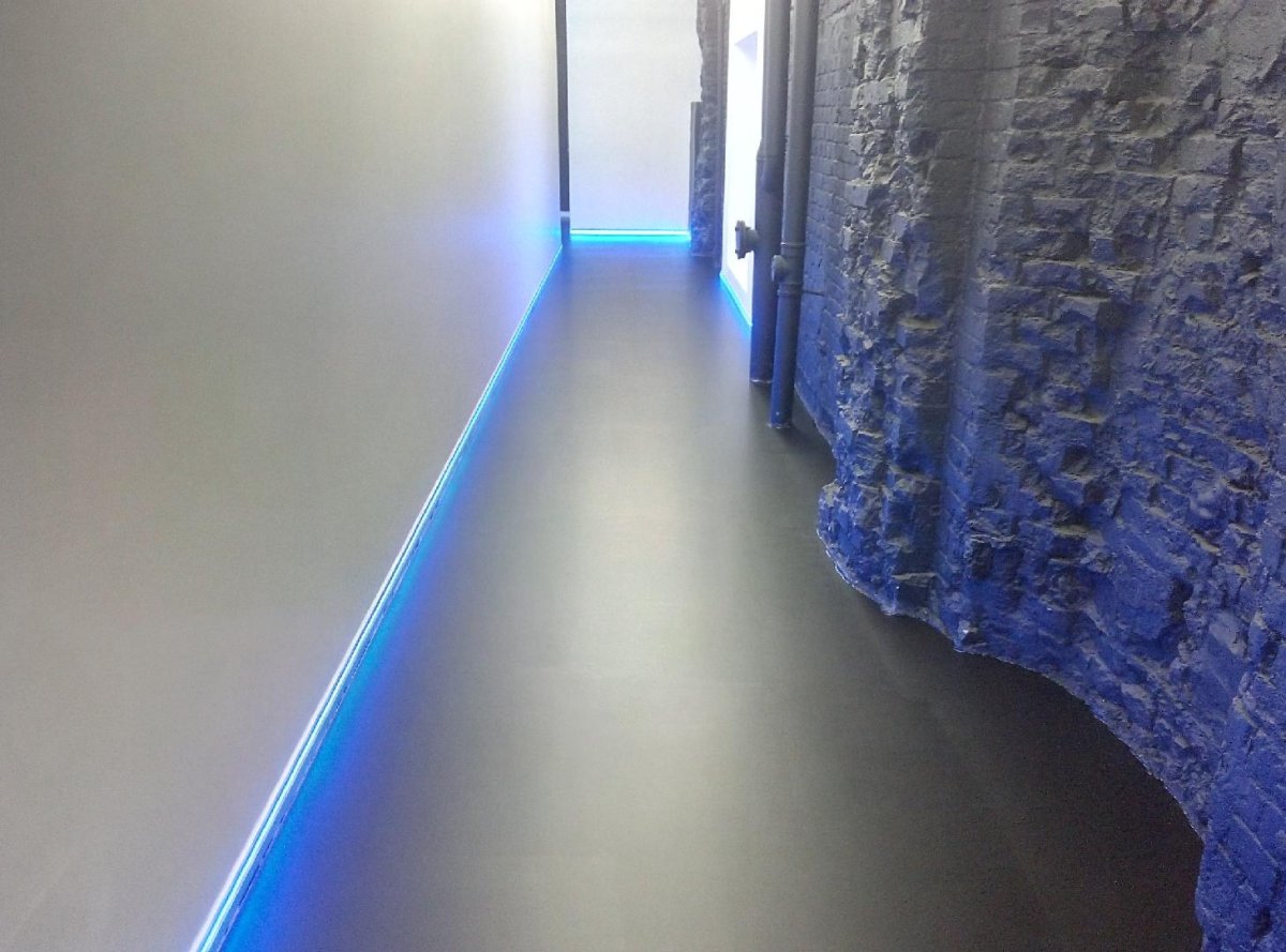 Наливной пол матовый