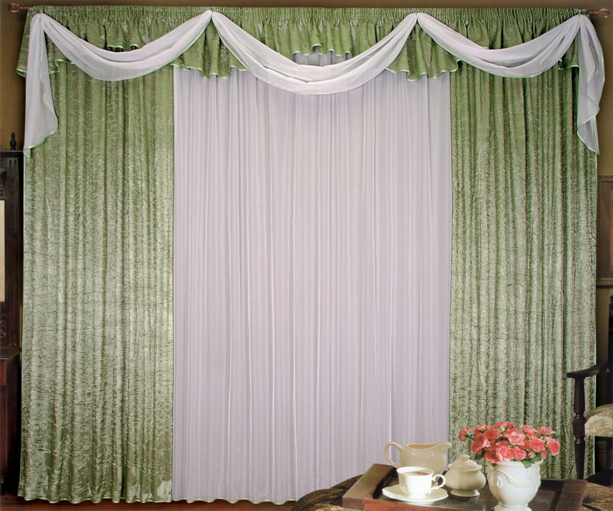 Шторы из жатки