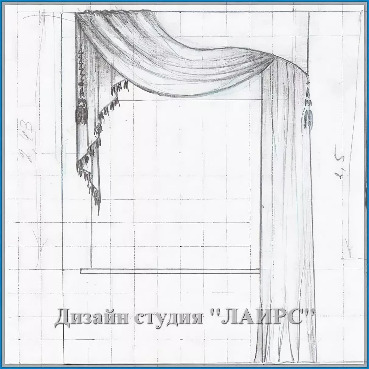 Эскизы занавесок для кухни