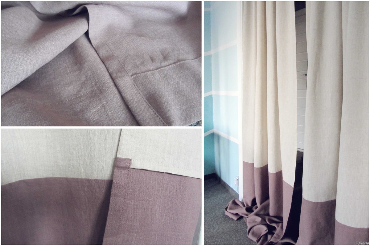 Подгибка штор