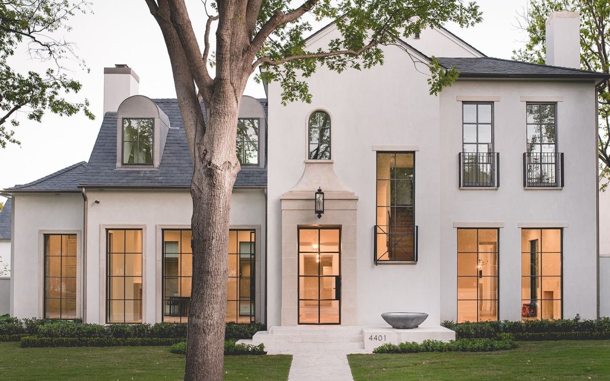 Французские окна фасад