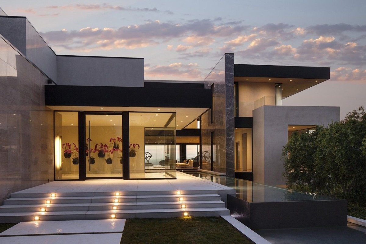 Резиденция Sunset strip с потрясающим видом на Лос-Анджелес