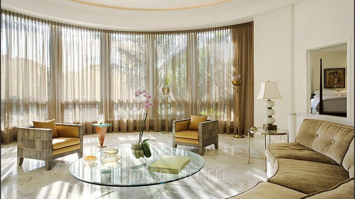 Панорамные полукруглые окна