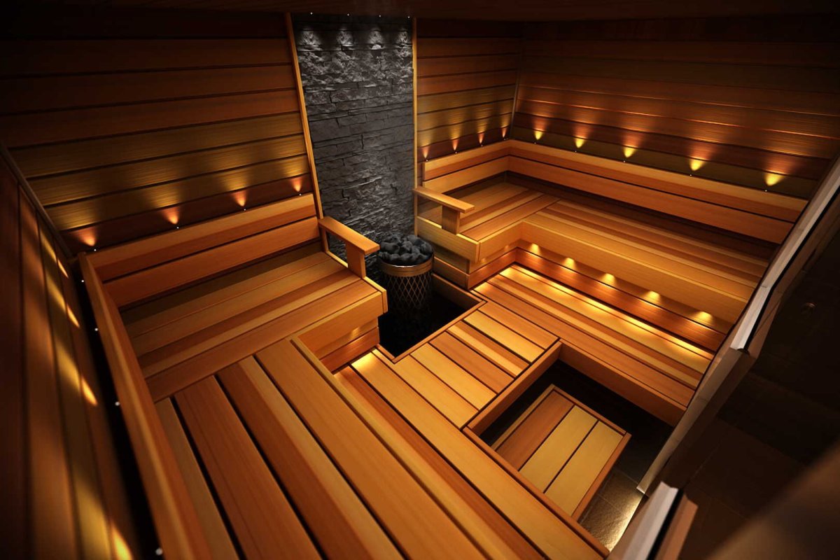 Интерьер парилки