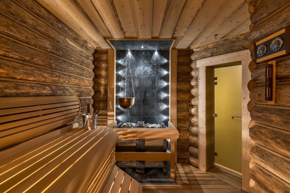 Необычная отделка бань