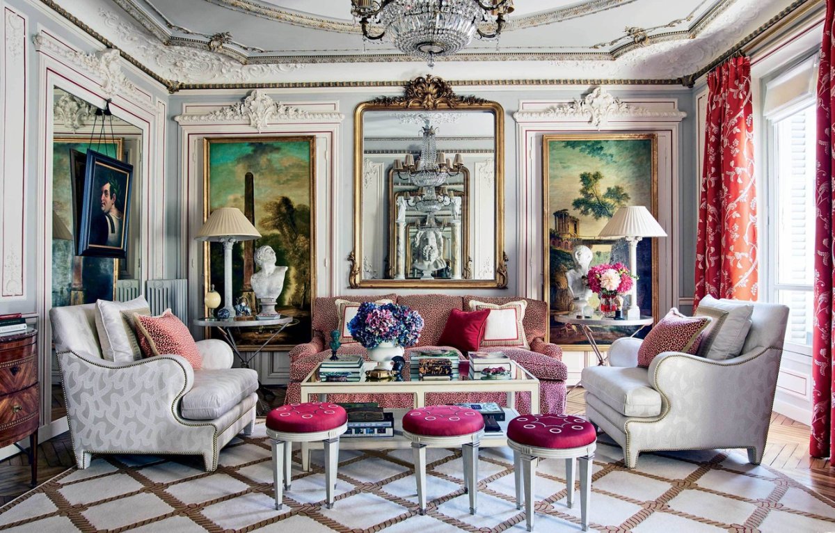 Вдохновение в Париже в интерьере